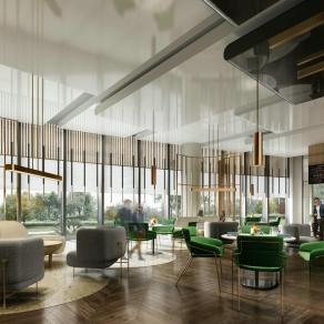 现代西餐厅 沙发 桌椅